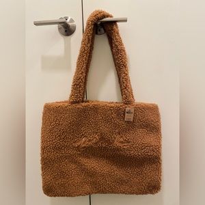 Victorias Secret Teddy Tote Bag - Brown
